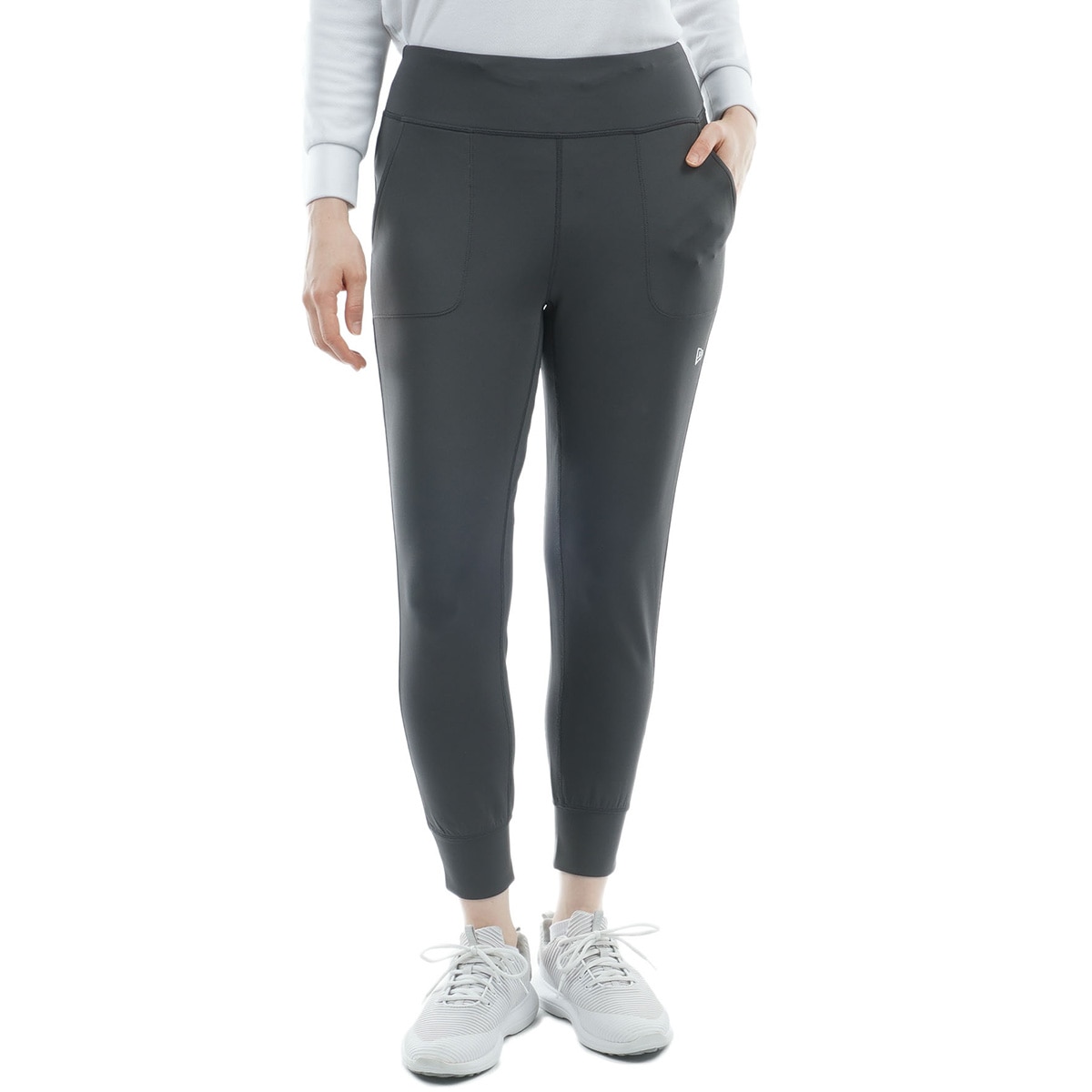 J.LINDBERG 速乾 ストレッチ インナーパンツ付き 半袖ワンピースM J