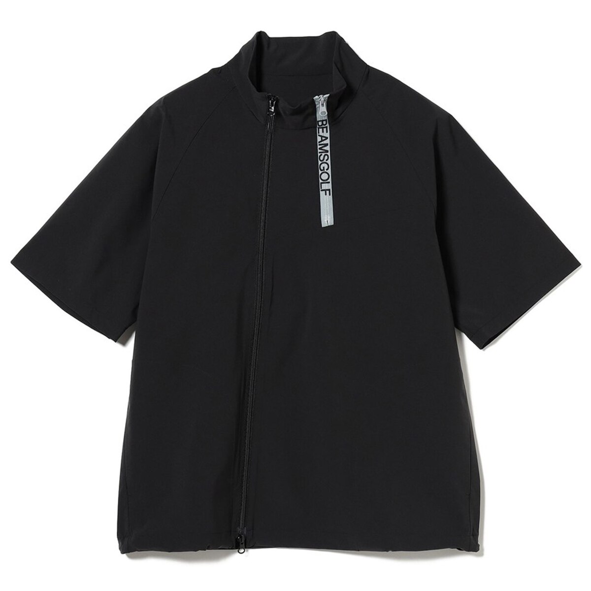 BEAMS GOLF ショートスリーブジャケット 黒　メンズS BEAMS GOLF ショートスリーブジャケット 黒メンズS