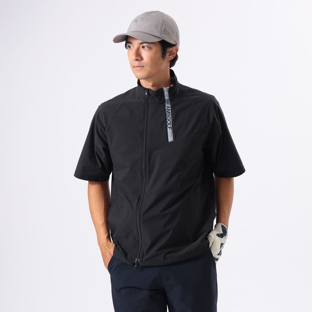 ORANGE LABEL ダブルジップ 半袖ピステ(アウター(ブルゾン、ウインド