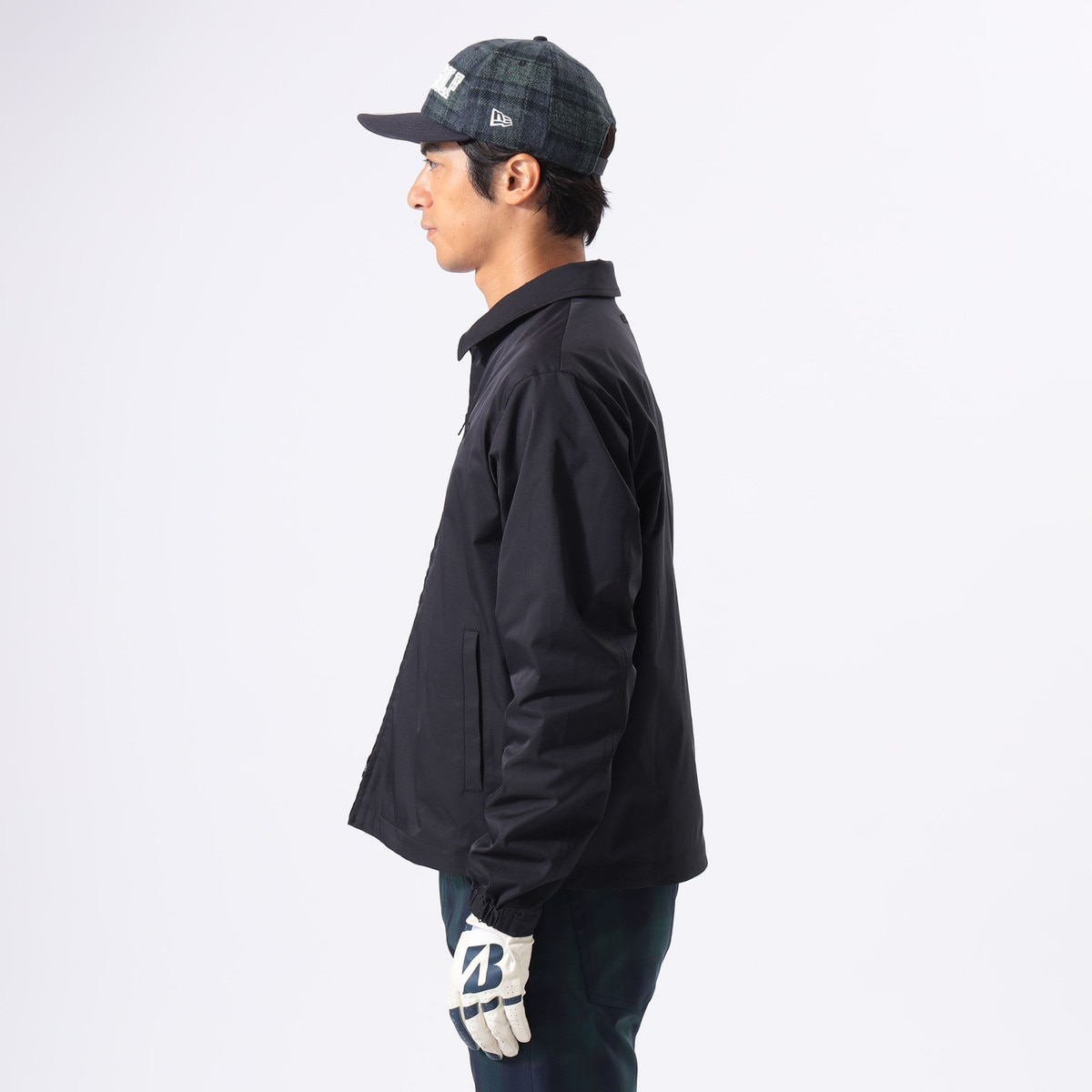 ORANGE LABEL チェック裏地 ジップブルゾン(ベスト)|BEAMS GOLF ORANGE
