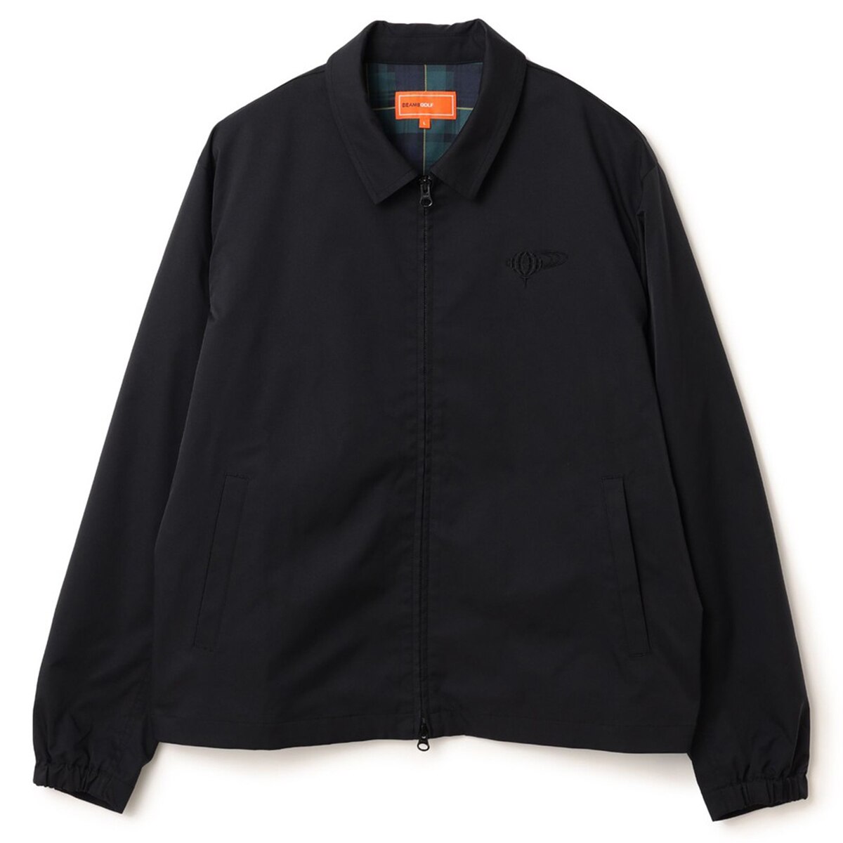 ORANGE LABEL チェック裏地 ジップブルゾン(ベスト)|BEAMS GOLF ORANGE