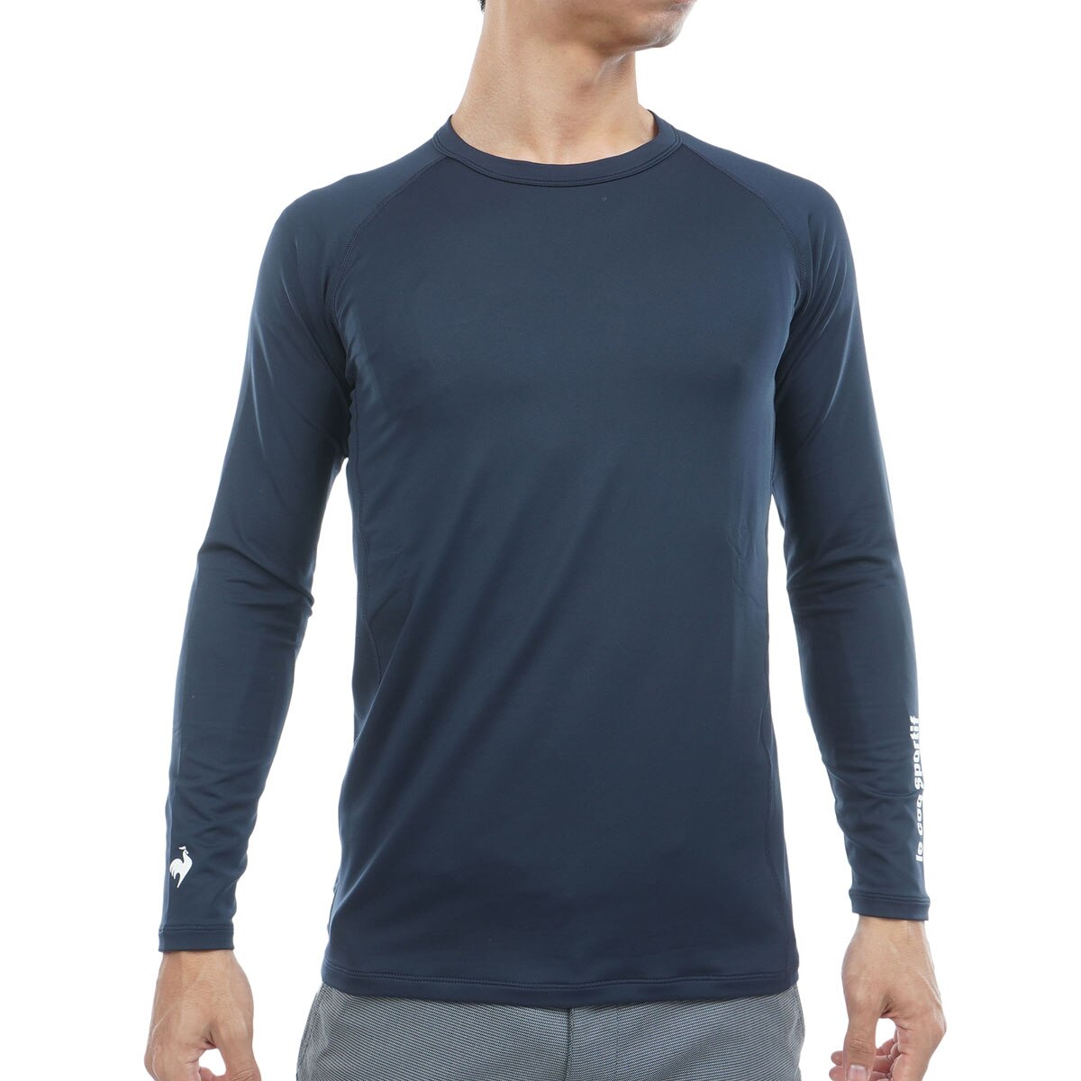 新品　メンズ　L 長袖　プルオーバー　裏起毛　エドウィン　ゴルフ　アンダー ゴルフウェア メンズ ゴルフ トレーナー 裏起毛 スウェット