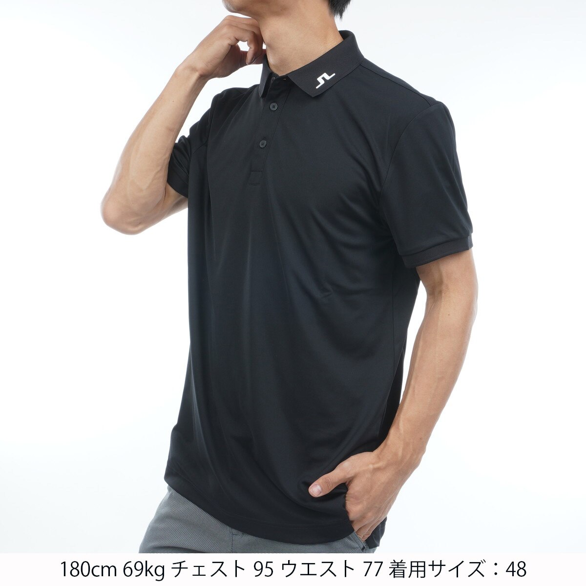 ストレッチ バックブリッジ半袖ポロシャツ(半袖シャツ・ポロシャツ)|J