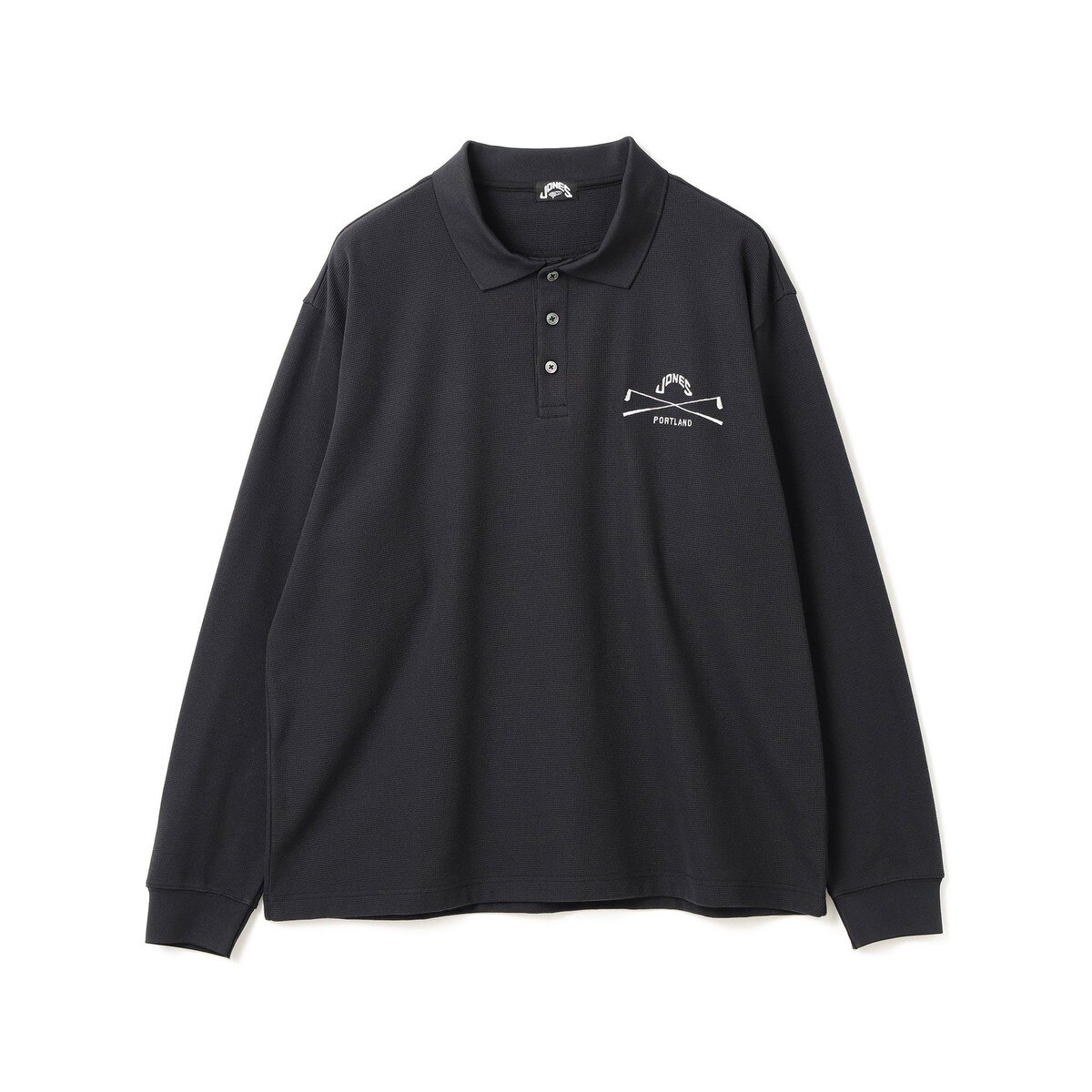 別注 JONES ロングスリーブ ワッフル ポロシャツ(長袖シャツ