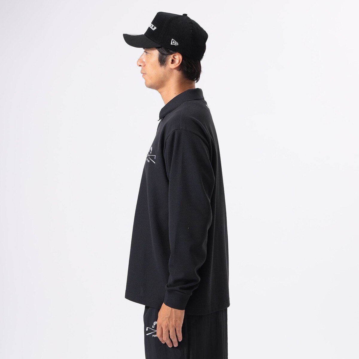 別注 JONES ロングスリーブ ワッフル ポロシャツ(長袖シャツ