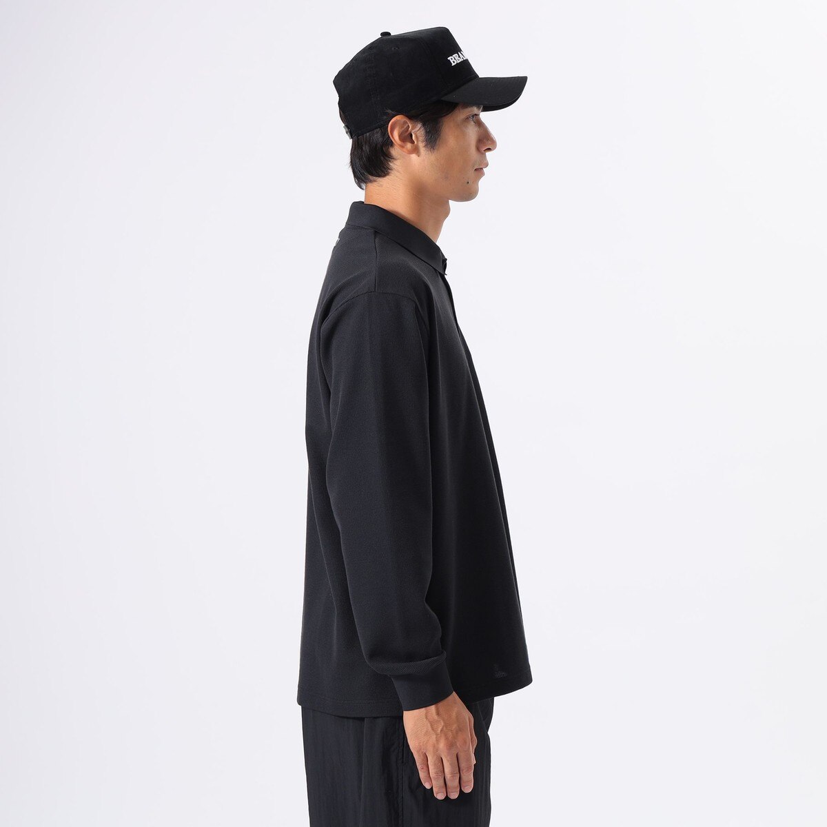 別注 JONES ロングスリーブ ワッフル ポロシャツ(長袖シャツ