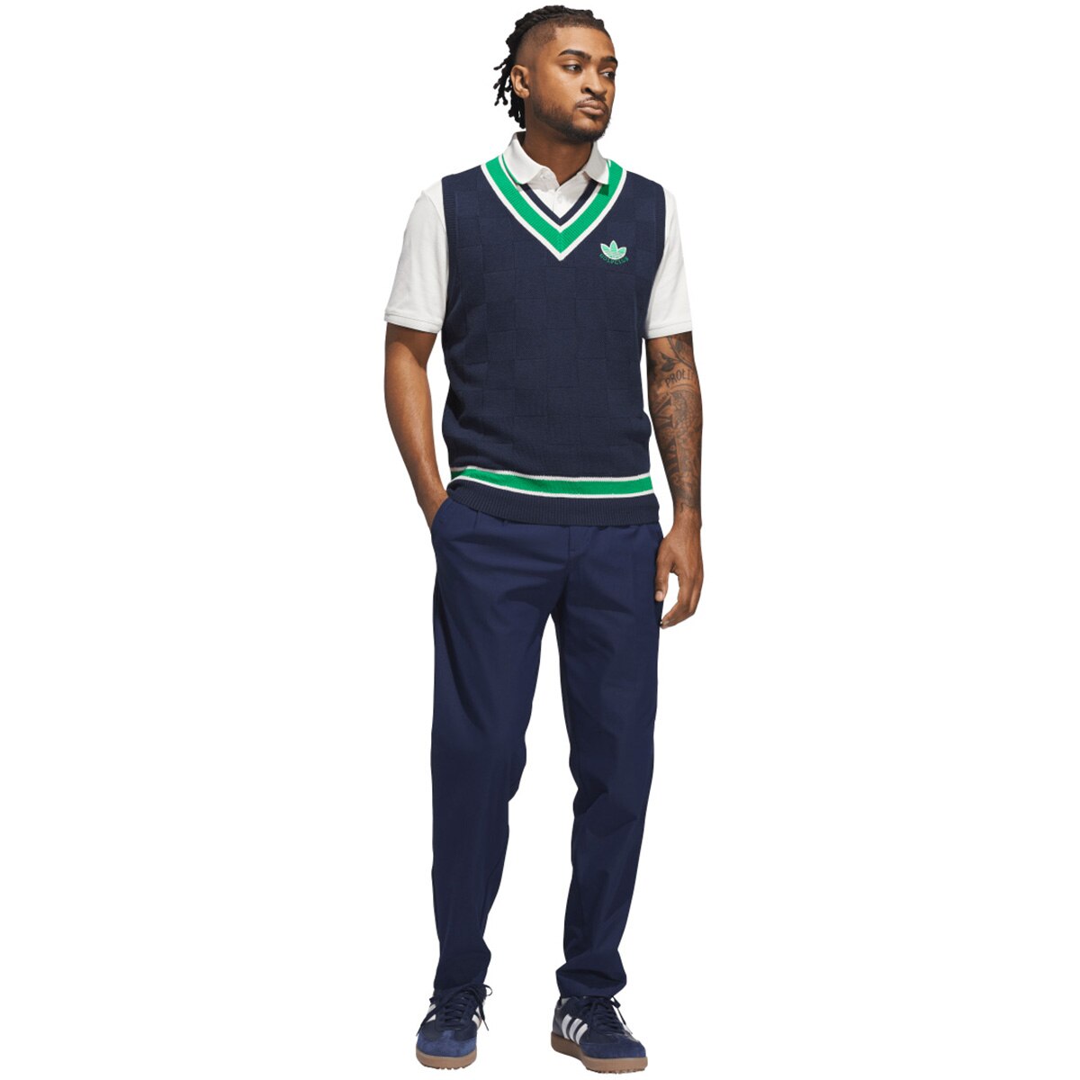 チェック ニットベスト(ベスト)|adidas Originals(アディダス) KPF18の