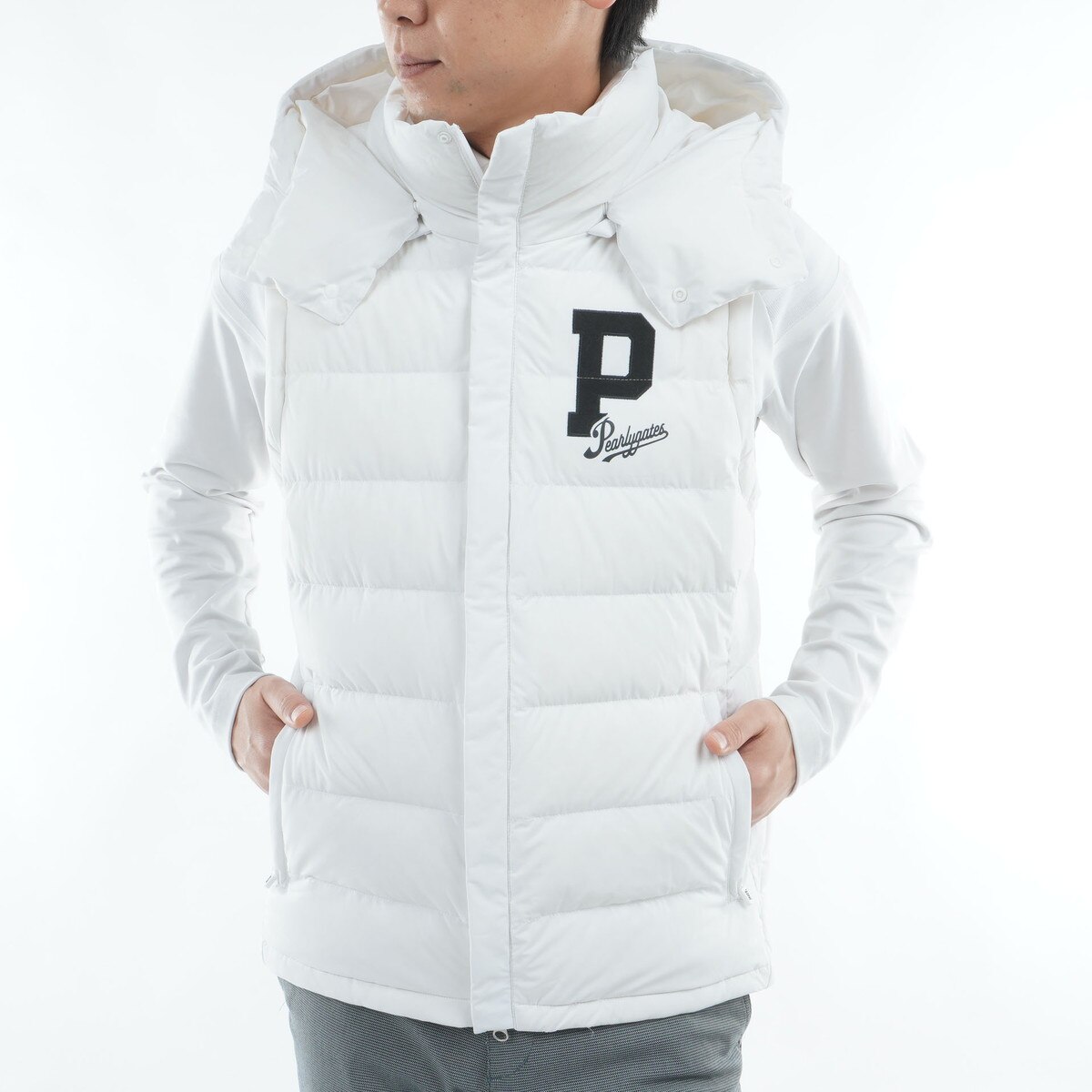 ストレッチタフタ 2WAYフルジップブルゾン(アウター(ブルゾン