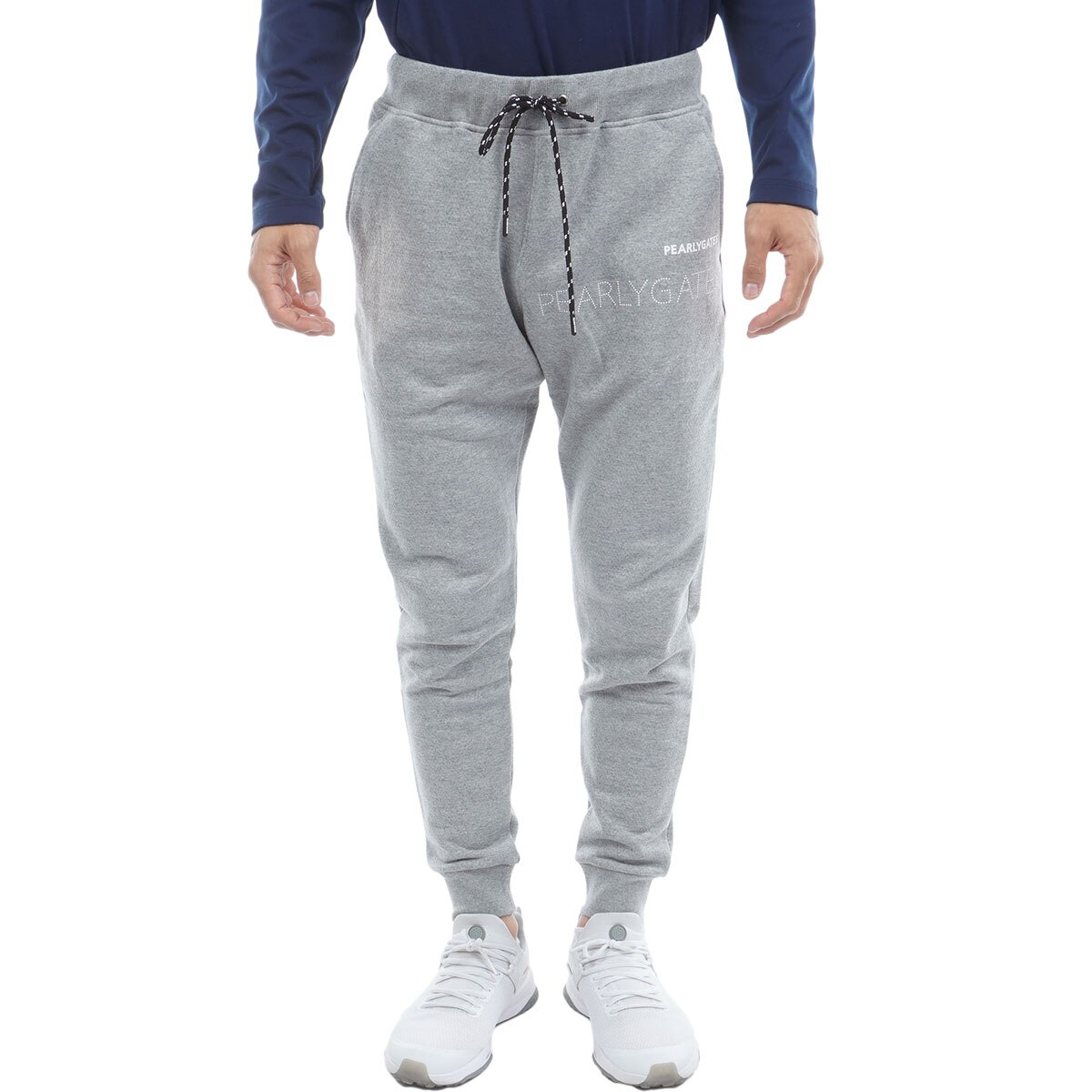 ジグザグ裏毛ジャカード ノータックパンツ(ロングパンツ)|PEARLY