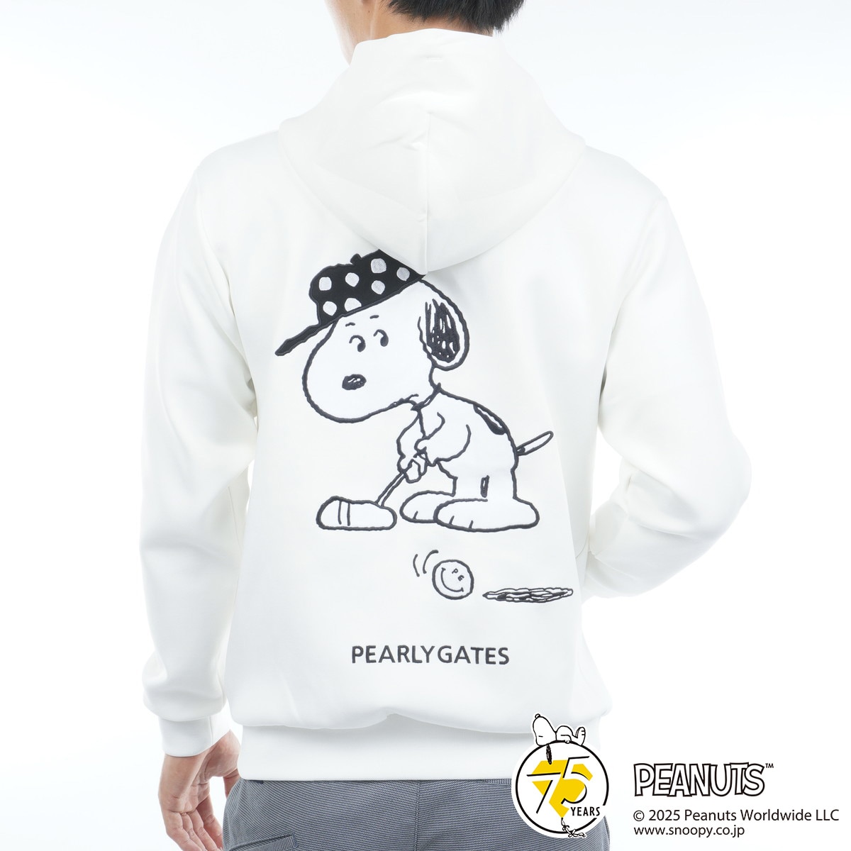SNOOPY COEコットンAir 長袖スウェットフーディー(中間着(セーター