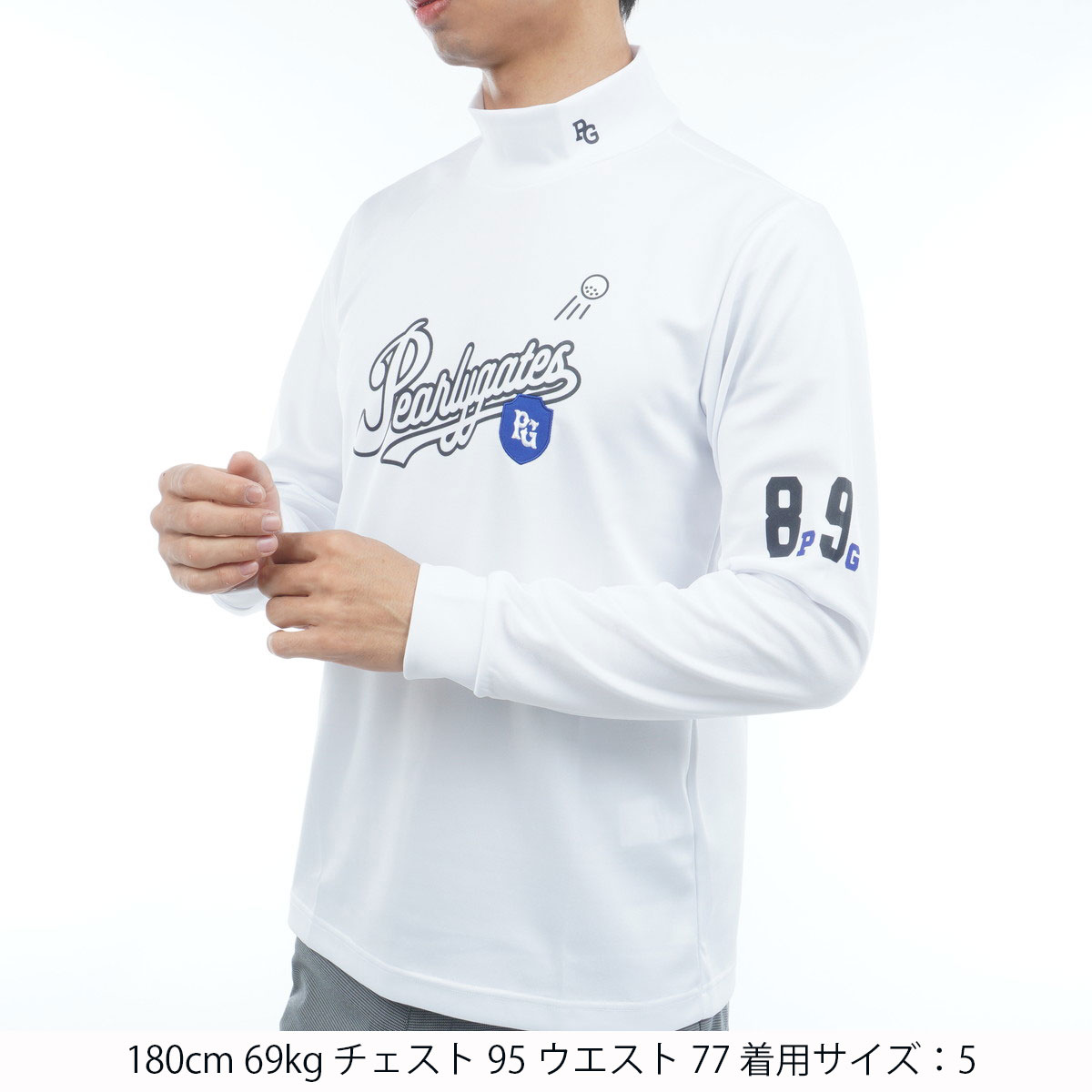 サイズ❺パーリーゲイツ☆ゼブラメッシュダンボール長袖カットソー☆新品 鹿の子ダンボール ゼブラ 長袖インナーシャツ(長袖シャツ・ポロシャツ