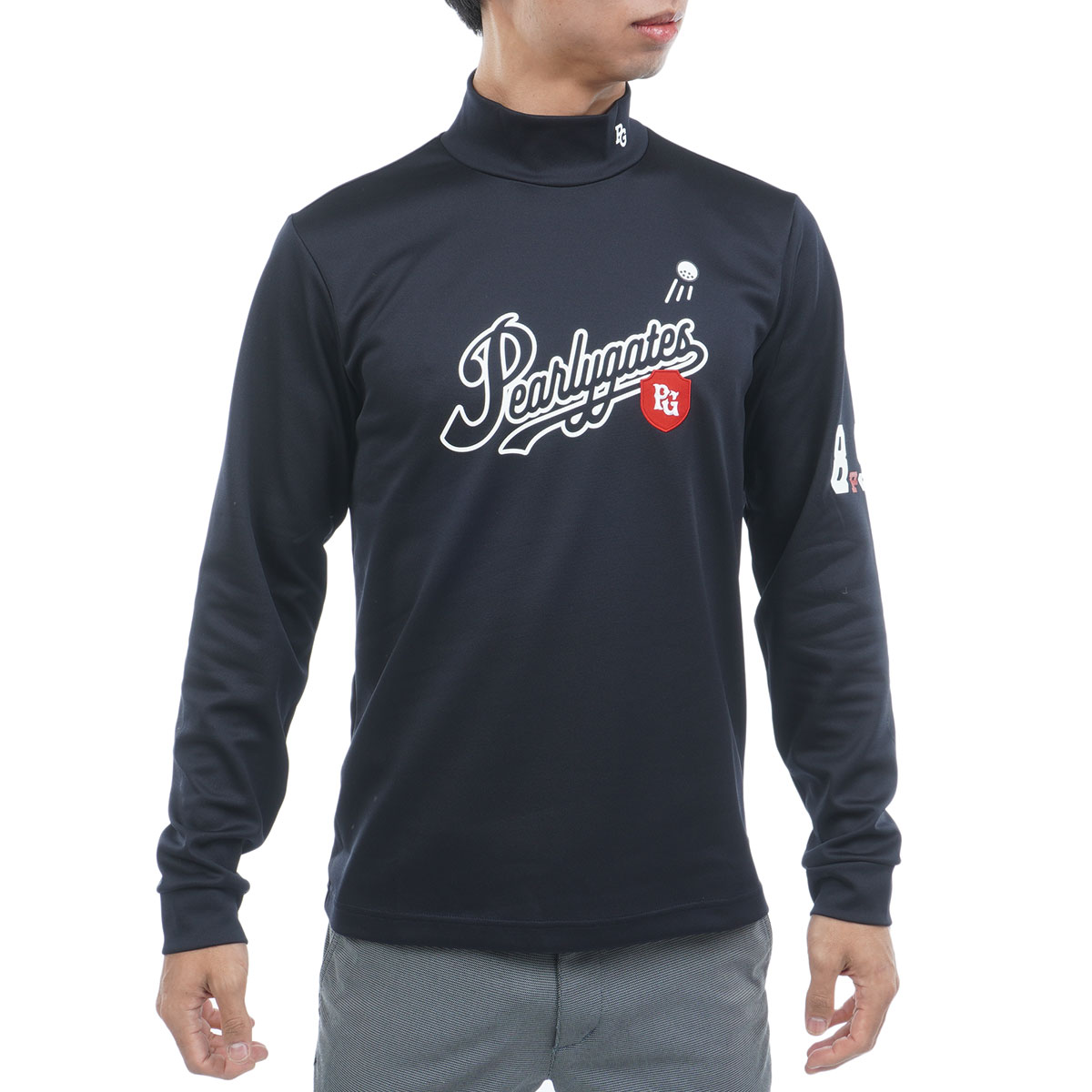 PEARLY GATES ブラック 長袖シャツ サイズ7 PEARLY GATES 【NEW】PEARLY パーリーゲイツ メンズ 【PG BODY