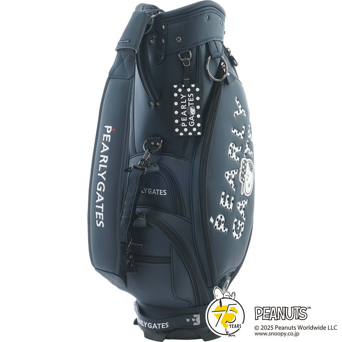 せーちん様★Pearly Gates スヌーピー ゴルフキャディバッグ 楽天市場】パーリーゲイツ SNOOPY スタンド式 キャディバッグ 46