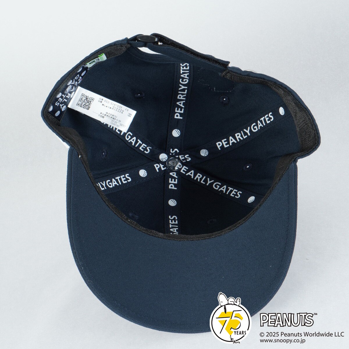 SNOOPY リサイクルツイルキャップ(【男性】キャップ)|PEARLY GATES