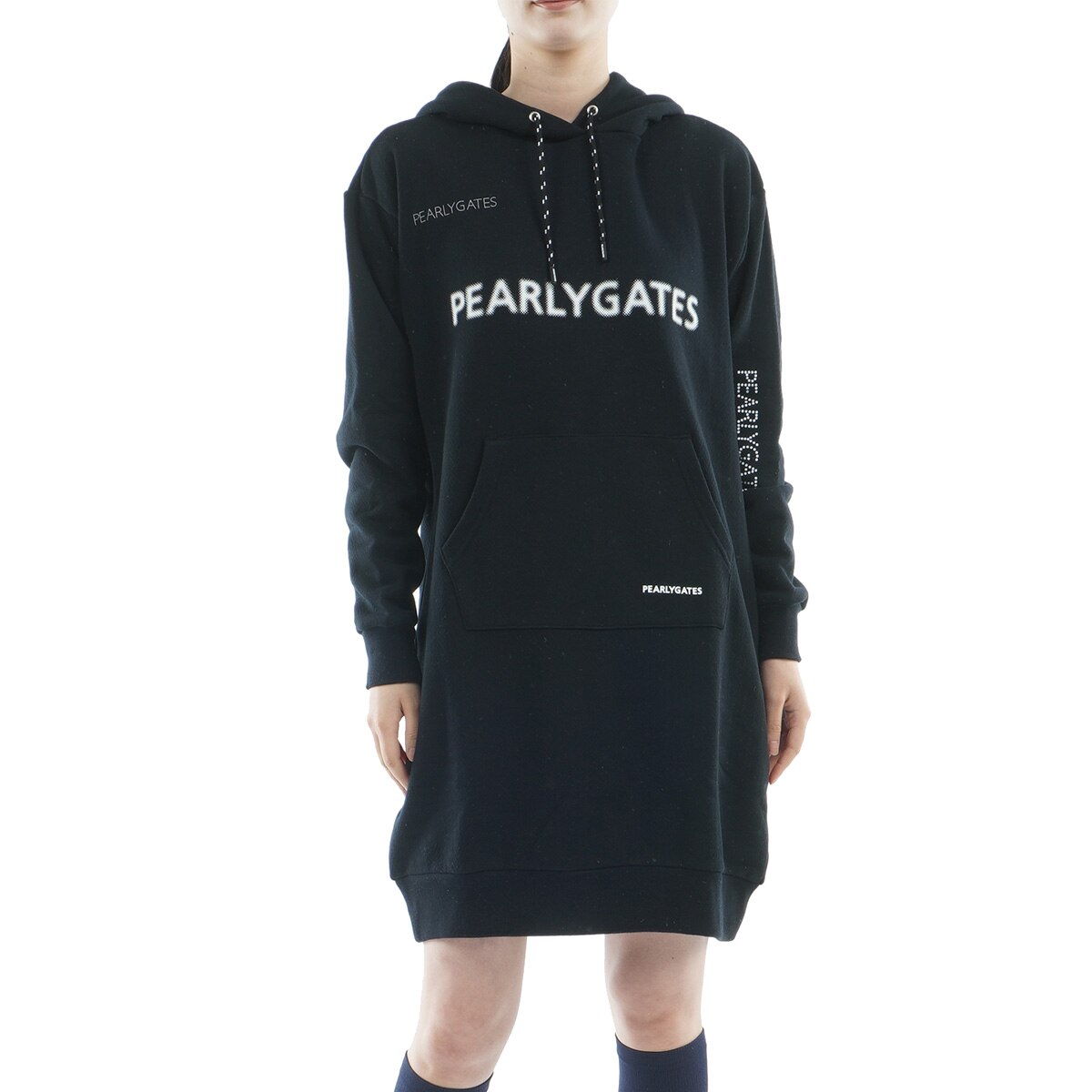 ジグザグ裏毛ジャカード ワンピース レディス(ワンピース)|PEARLY