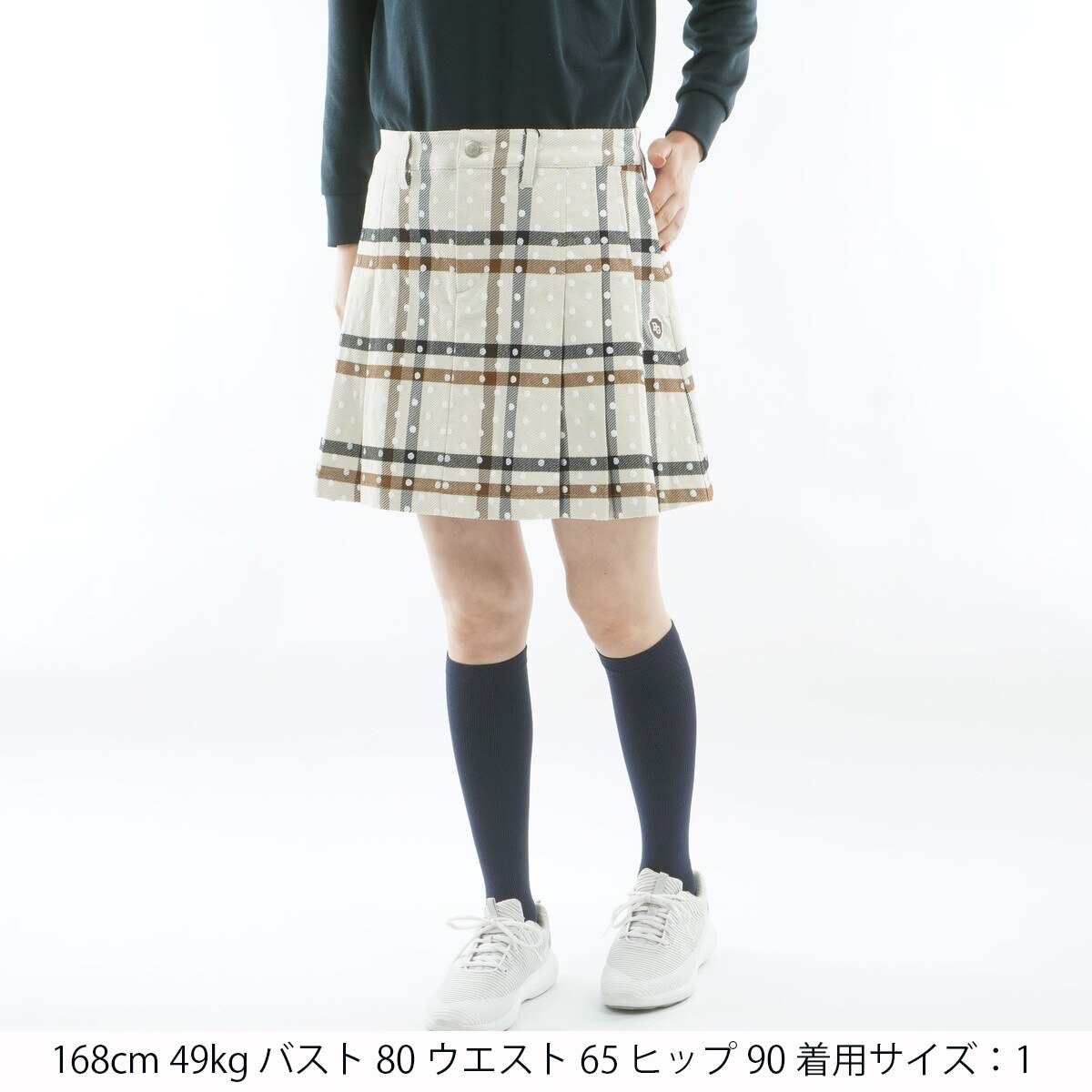 パーリーゲイツ 秋冬シリーズストレッチカルゼスカート レディスサイズ1 パーリーゲイツ 秋冬シリーズストレッチカルゼスカート レディスサイズ1