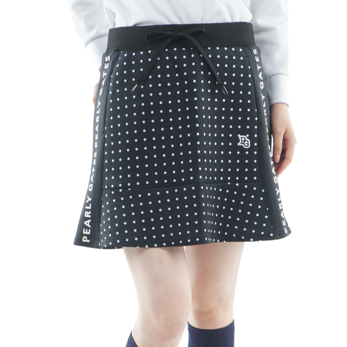 PEARLY GATES ドット柄スカート Peストレッチサッカースカート ＜ランダムドット柄＞ | PEARLY