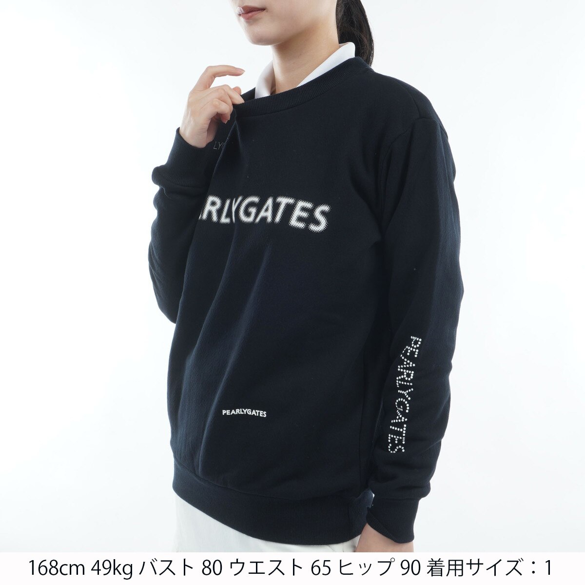 ジグザグ裏毛ジャカード 長袖スウェット レディス(中間着(セーター