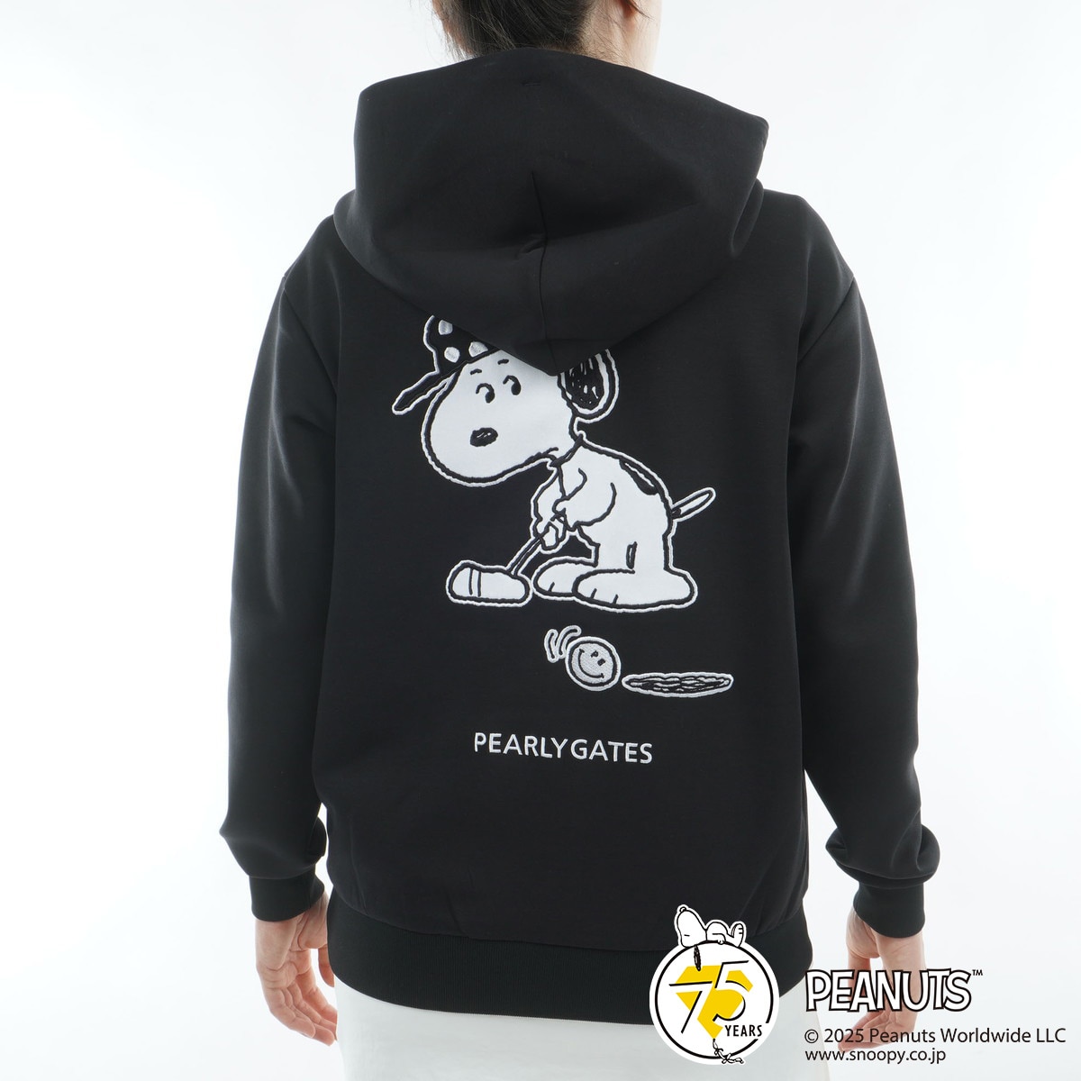 SNOOPY COEコットンAir 長袖スウェットフーディー レディス(中間着