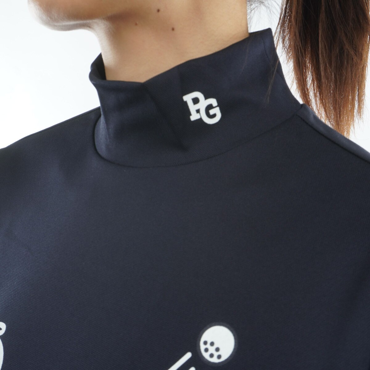 鹿の子ダンボール ゼブラ 長袖インナーシャツ レディス(長袖シャツ