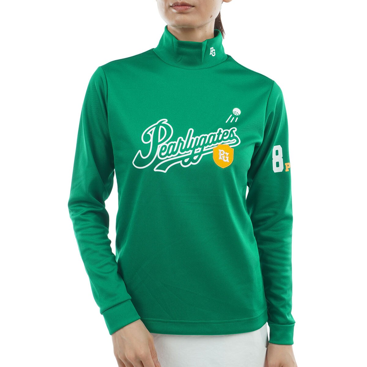 サイズ❺パーリーゲイツ☆ゼブラメッシュダンボール長袖カットソー☆新品 サイズ➄パーリーゲイツ☆ゼブラメッシュダンボール長袖