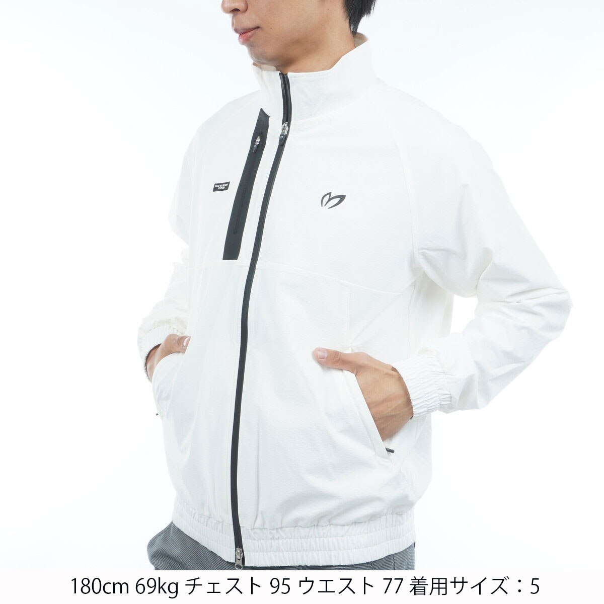 ストレッチ 2WAYフルジップブルゾン(アウター(ブルゾン、ウインド