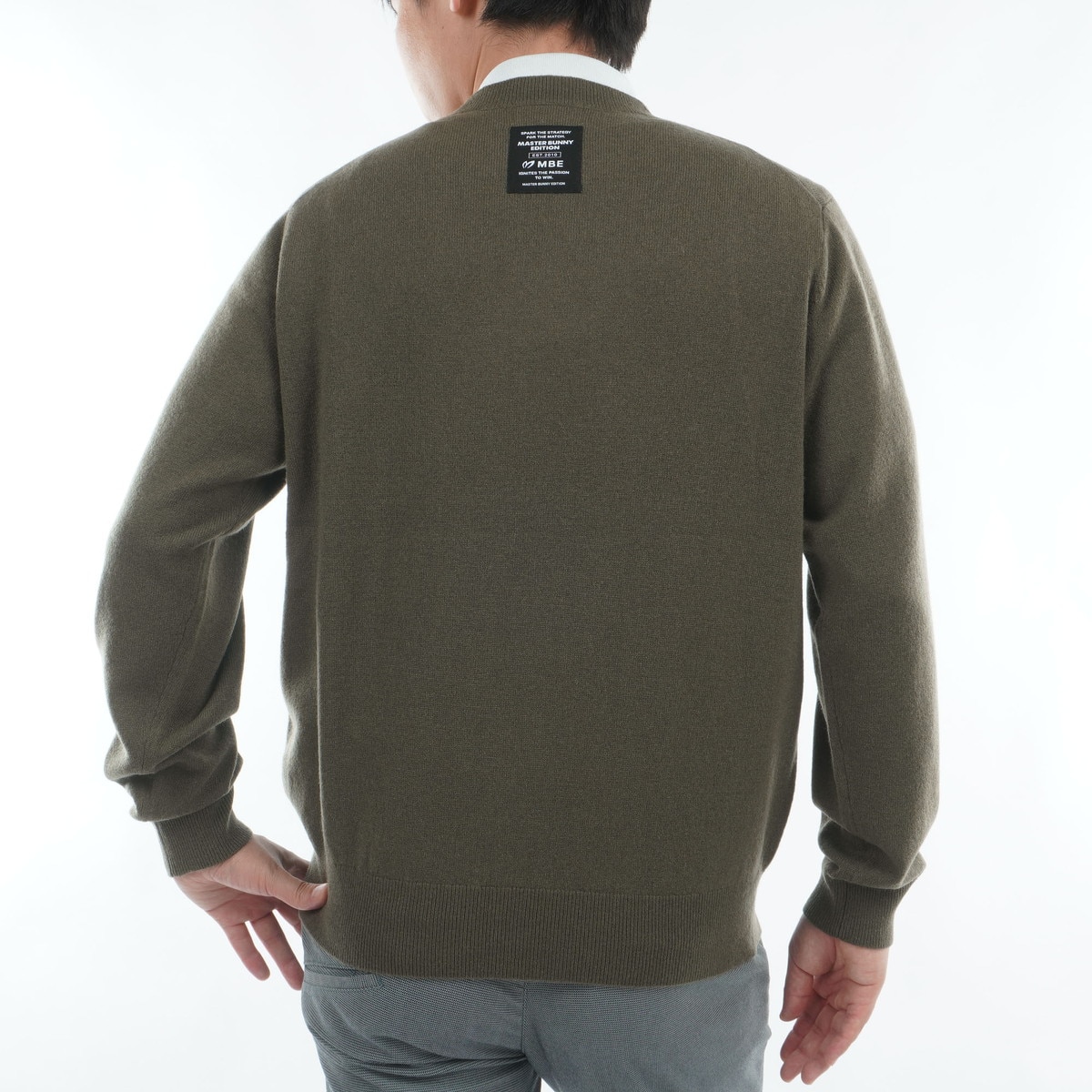 カシミヤプルオーバー 丸首セーター(中間着(セーター、トレーナー