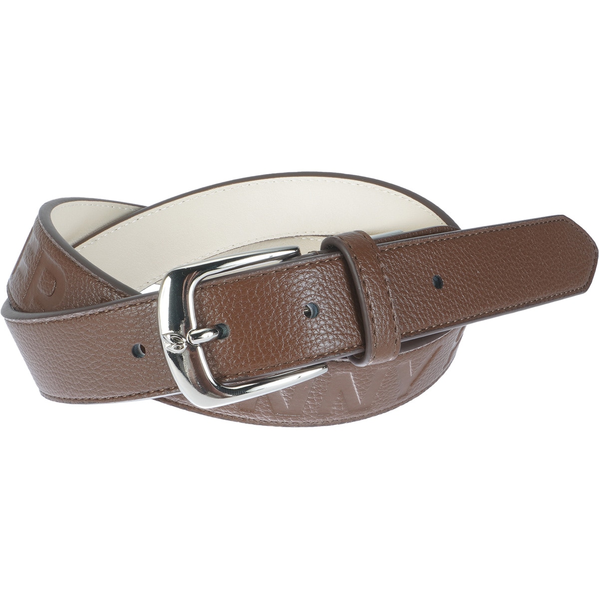 マスターバニーエディション レザー 編み込み ベルト ロゴ バックル ブラウン マスターバニー ベルト 通販｜GDOゴルフショップ