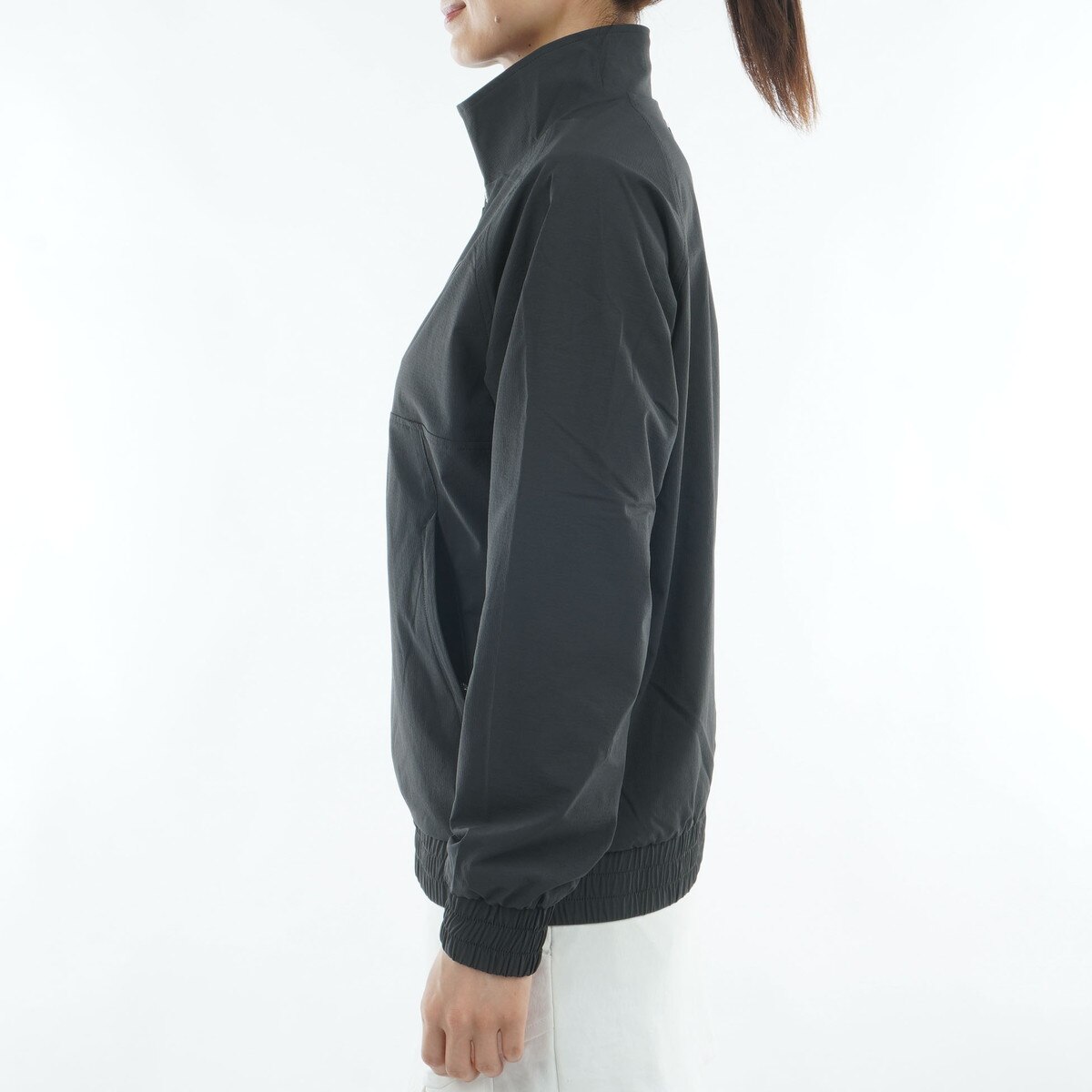 ストレッチ 2WAYフルジップブルゾン レディス(アウター(ブルゾン