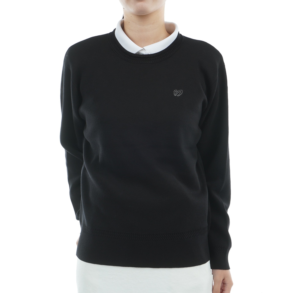 MEDITERRANEAN GIZA 丸首セーター レディス(中間着(セーター