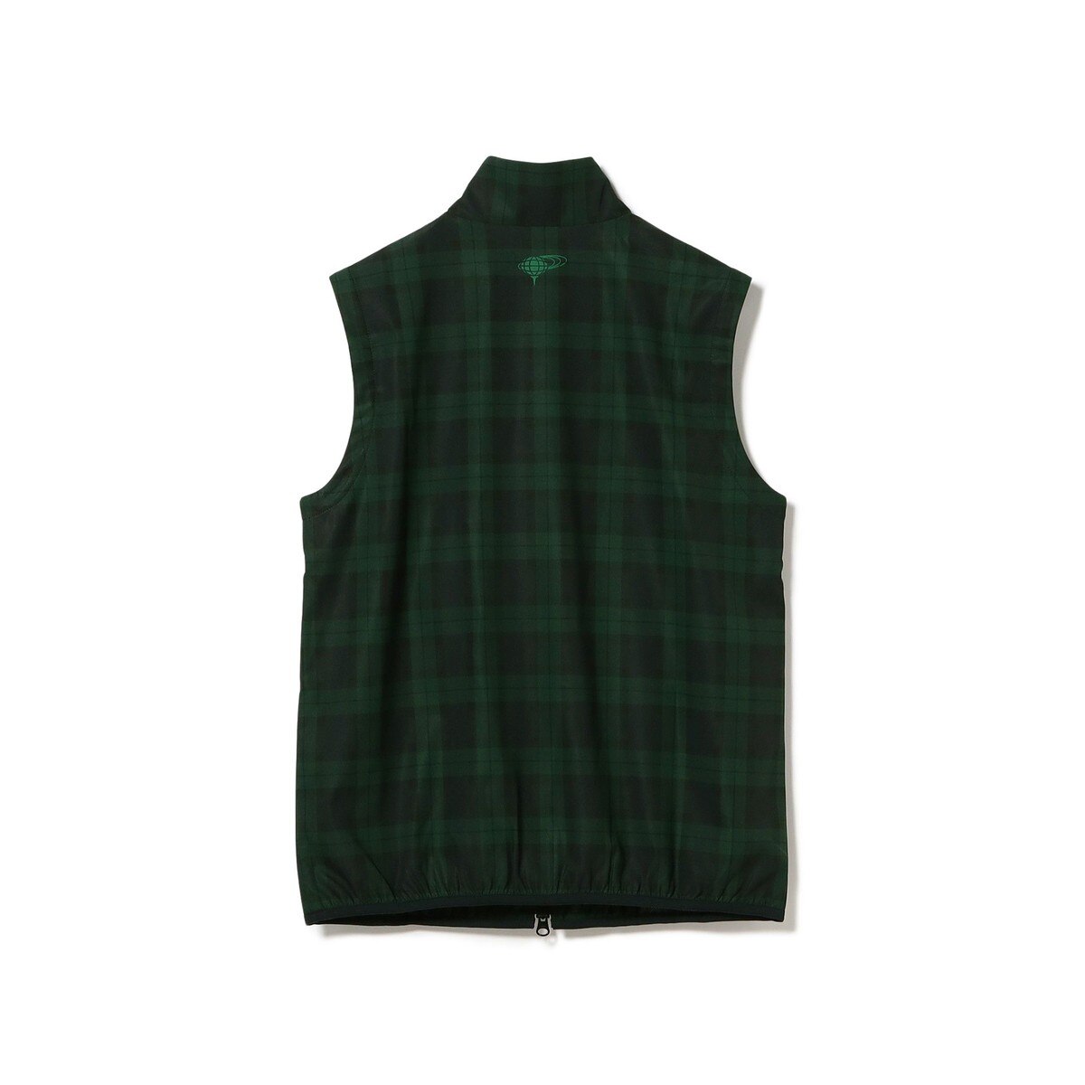 ORANGE LABEL ストレッチタフタ フルジップ 切替ベスト レディス