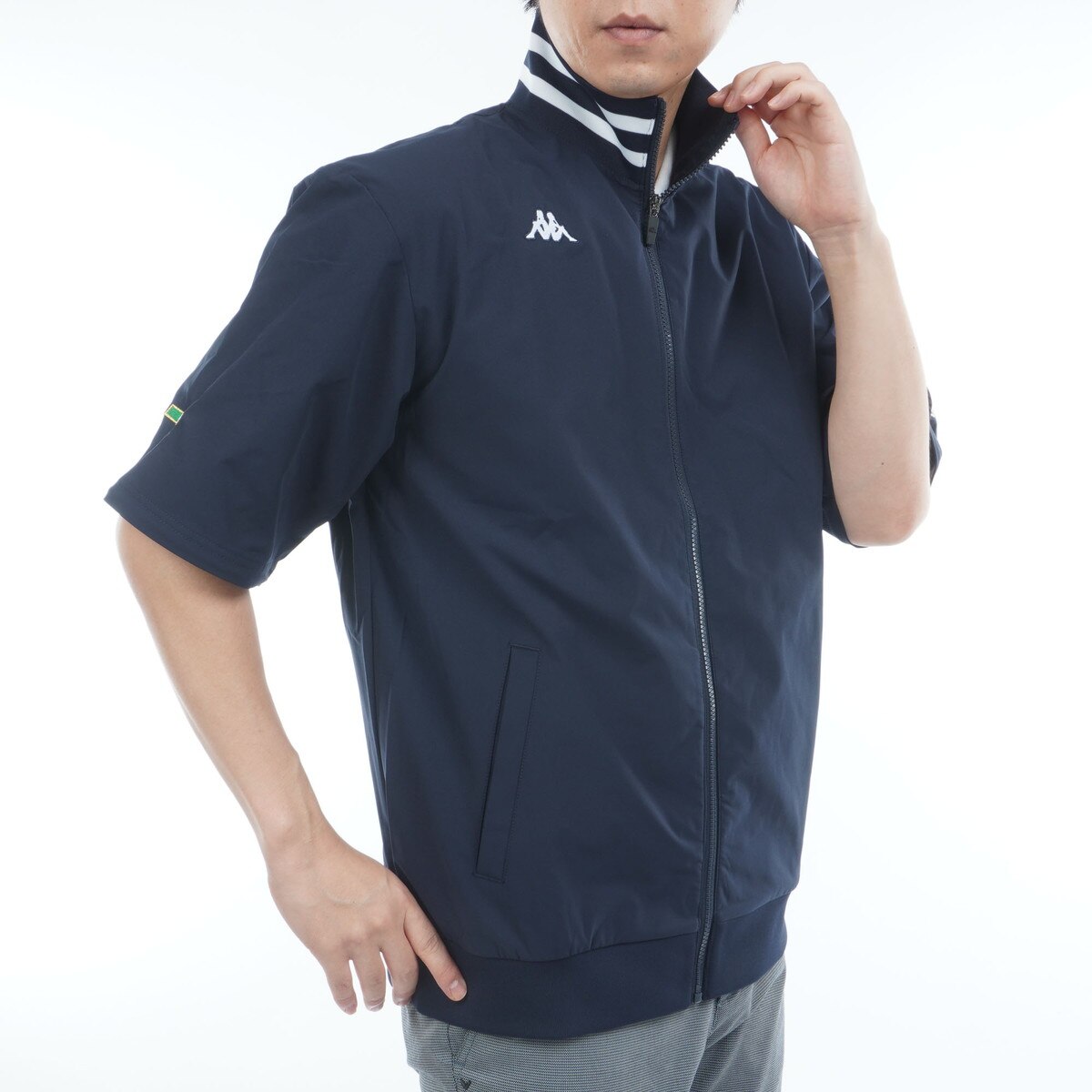 ストレッチ デタッチャブル 2WAYウインドブレーカー(アウター(ブルゾン