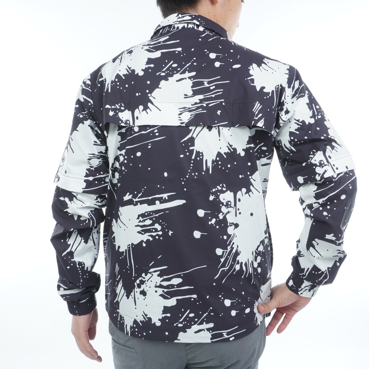 デタッチャブル ストレッチ 2WAYブルゾン(アウター(ブルゾン、ウインド