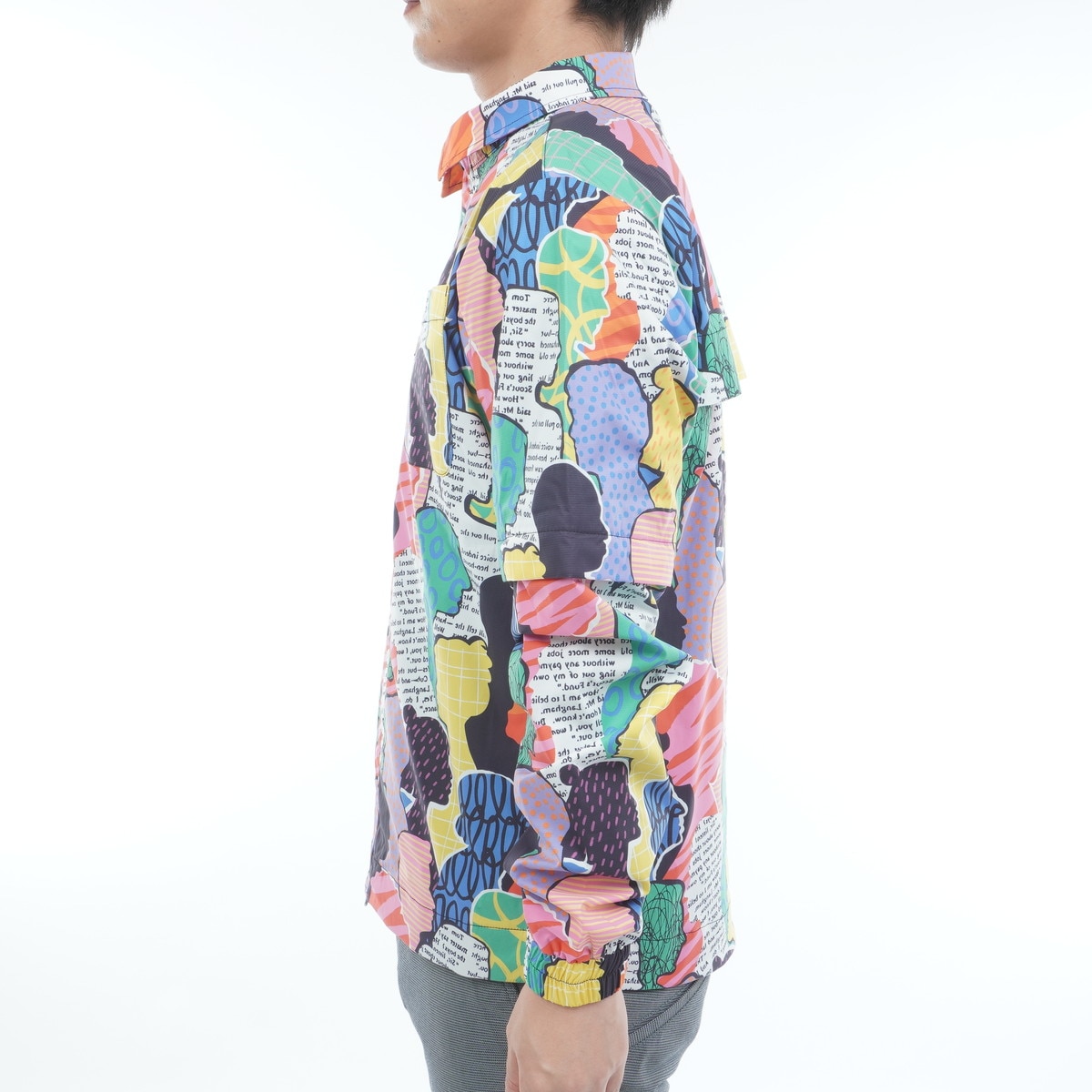 デタッチャブル ストレッチ 2WAYブルゾン(アウター(ブルゾン、ウインド