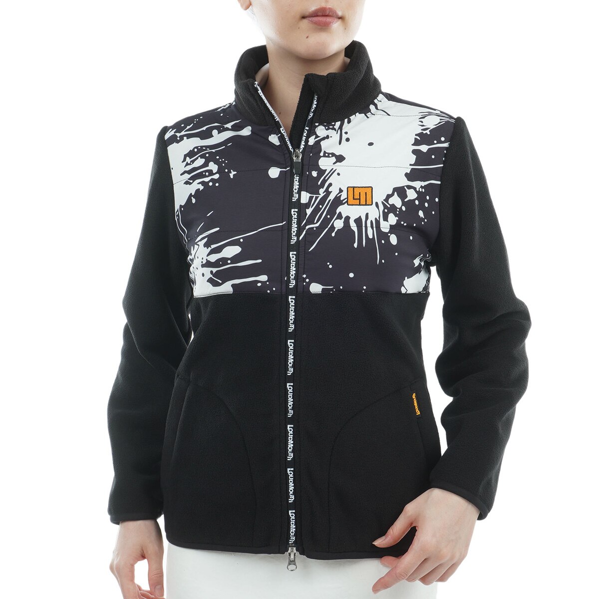 ストレッチ タフタ×フリースブルゾン レディス(アウター(ブルゾン