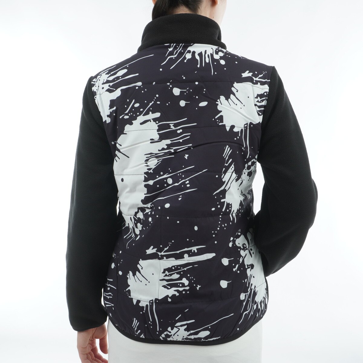 ストレッチ タフタ×フリースブルゾン レディス(アウター(ブルゾン