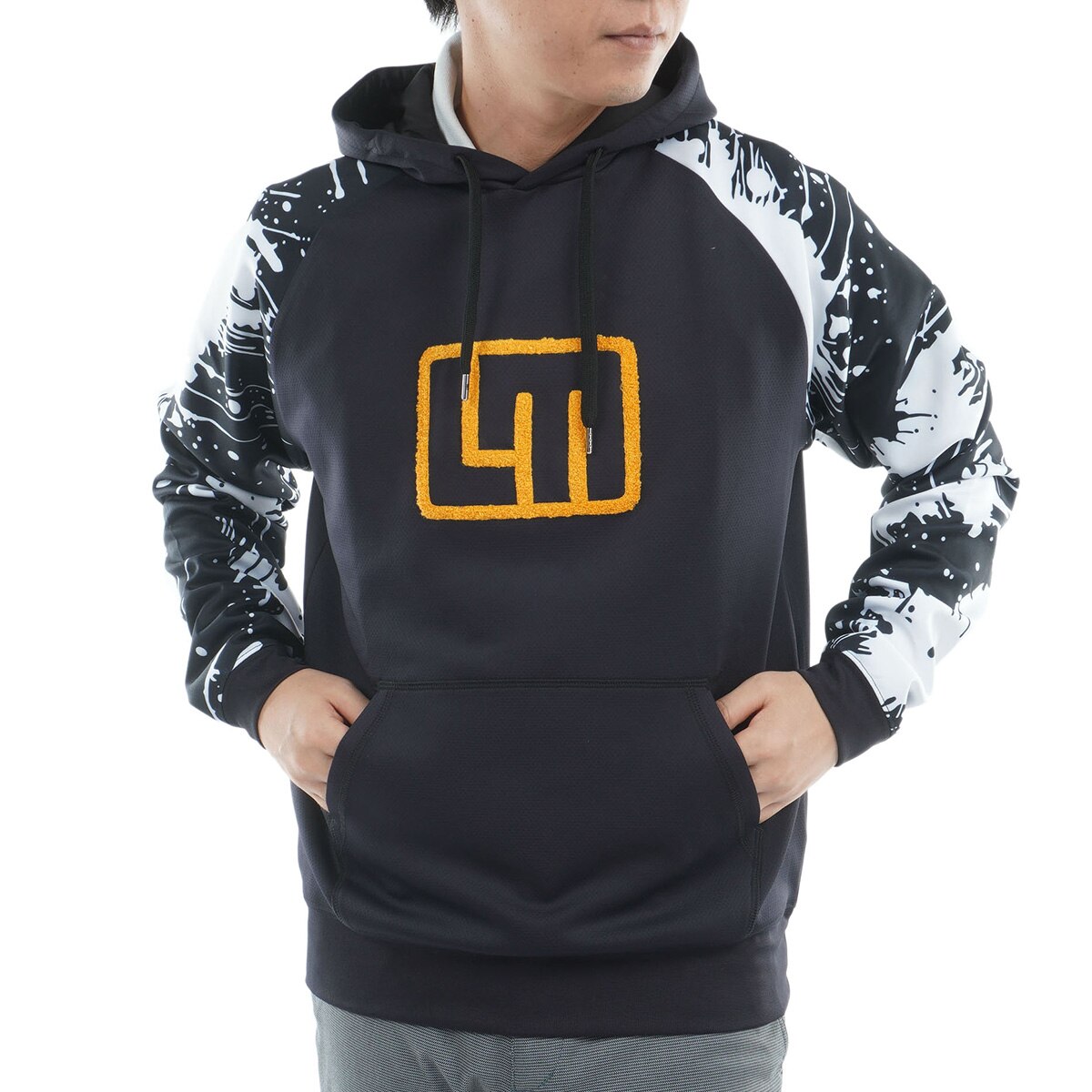 【美品】ラウドマウス　ゴルフ　パーカー　黒 LOUDMOUTH ラウドマウス メンズ レディース パーカー ゴルフ