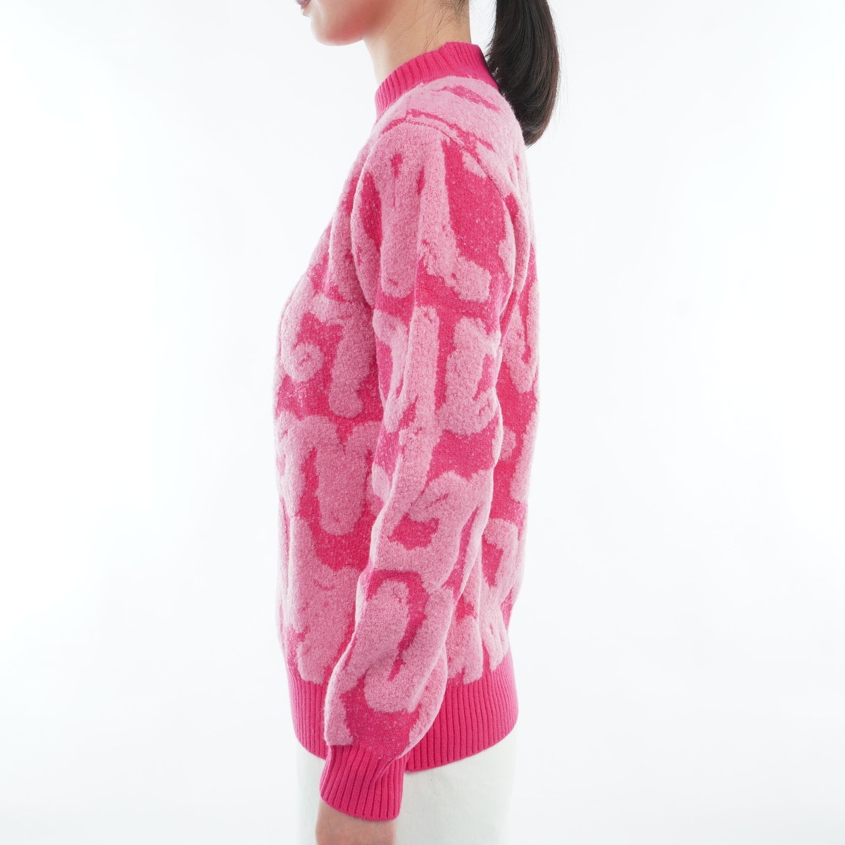 ブークレー モックネックセーター レディス(中間着(セーター