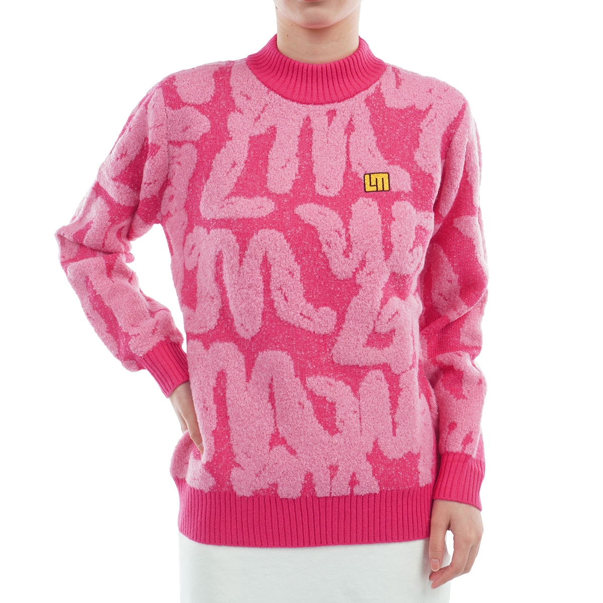 ラウドマウスゴルフ　Loud Mouth Golf　ブークレー モックネックセーター　レディス ブークレー モックネックセーター レディス(中間着(セーター