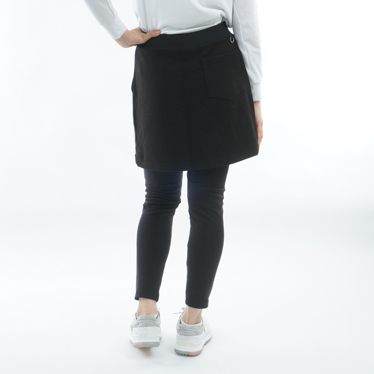 ストレッチ 膨れジャカード レギスカ レディス(スカート)|marie claire