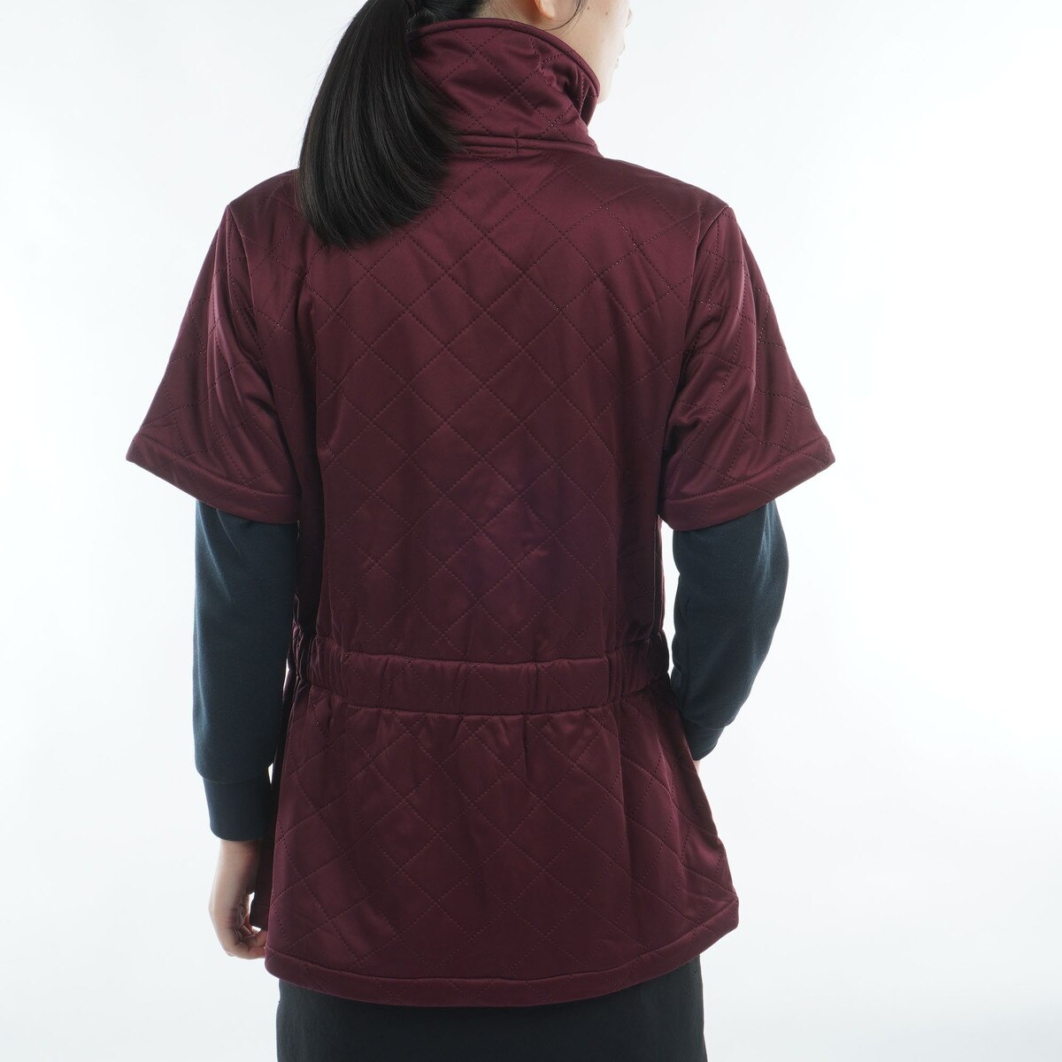 ストレッチ 高周波キルト半袖ブルゾン レディス(アウター(ブルゾン