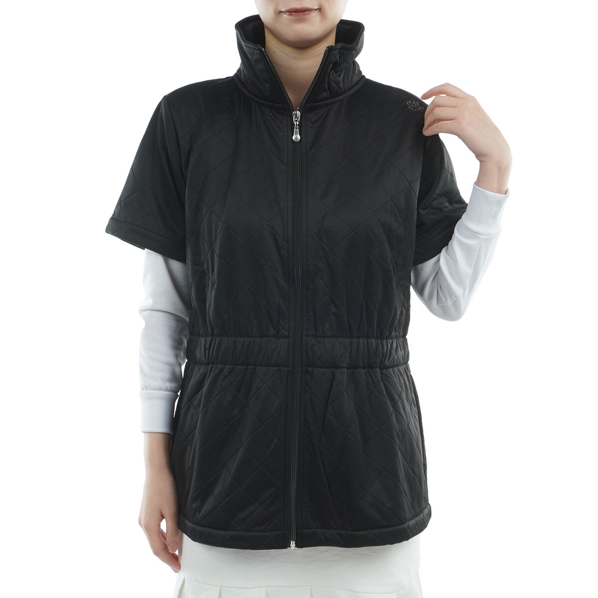 ストレッチ 高周波キルト半袖ブルゾン レディス(アウター(ブルゾン