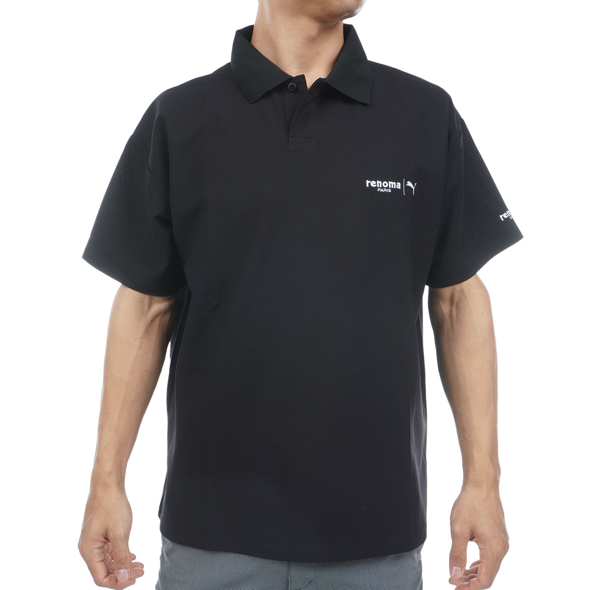 PXG ゴルフ メンズ ウェア トップス 半袖 シャツ ハーフジップシャツ