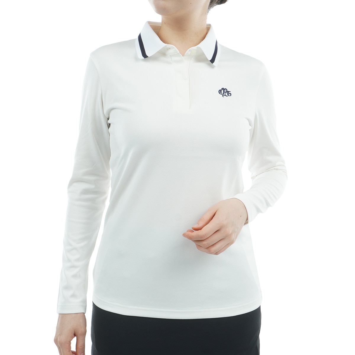 CPG GOLF 長袖ポロシャツ(新品未着用) ストレッチ シンプル 長袖ポロシャツ レディス(長袖シャツ・ポロシャツ
