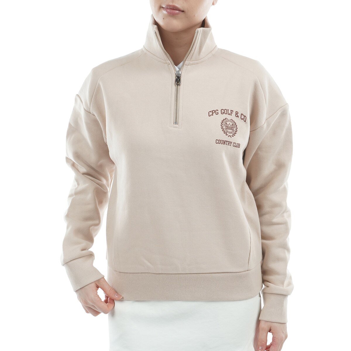 新品未使用】CPG GOLFハーフジップ長袖シャツ サイズ2(M)