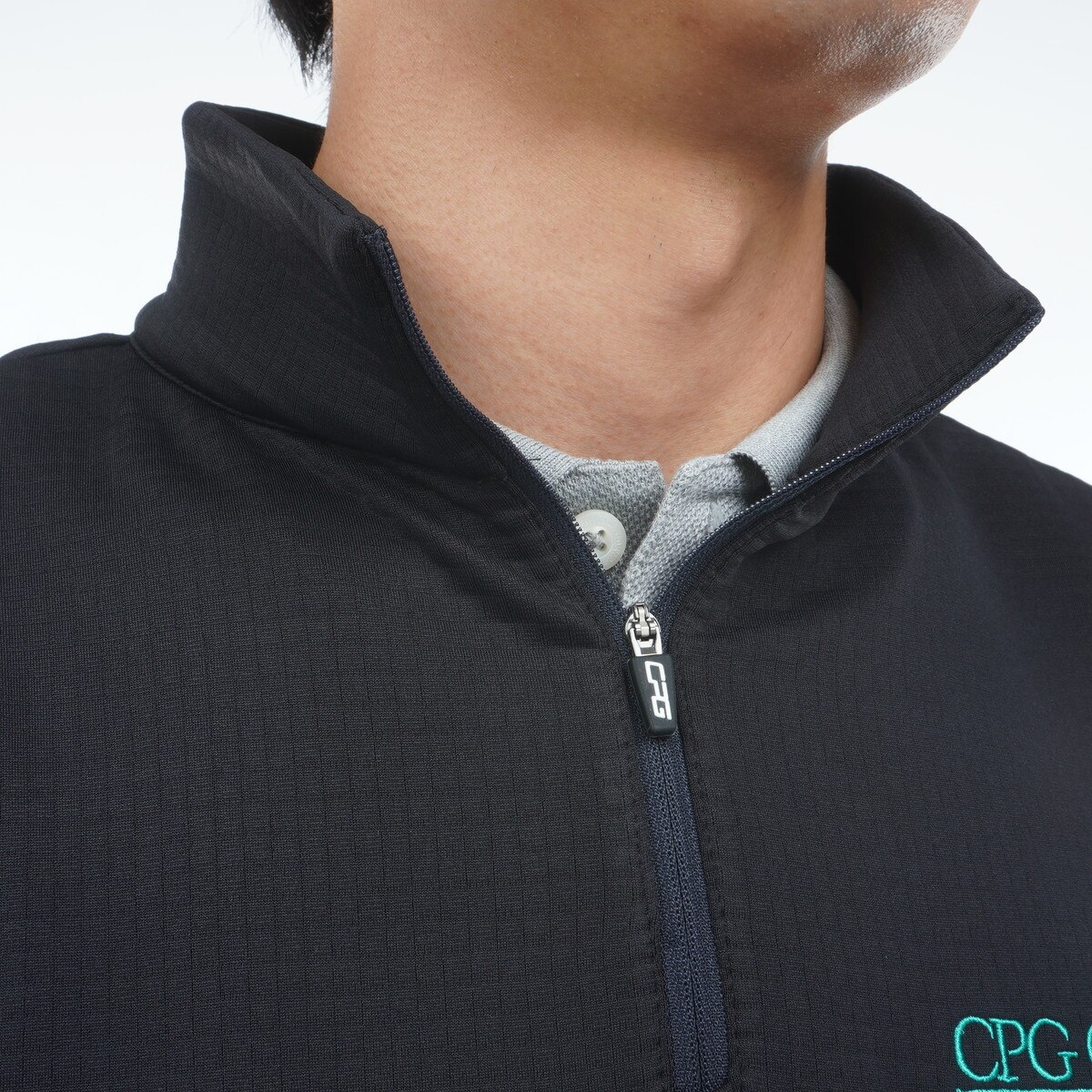 ハーフジップ ブルゾン(アウター(ブルゾン、ウインド、ジャケット