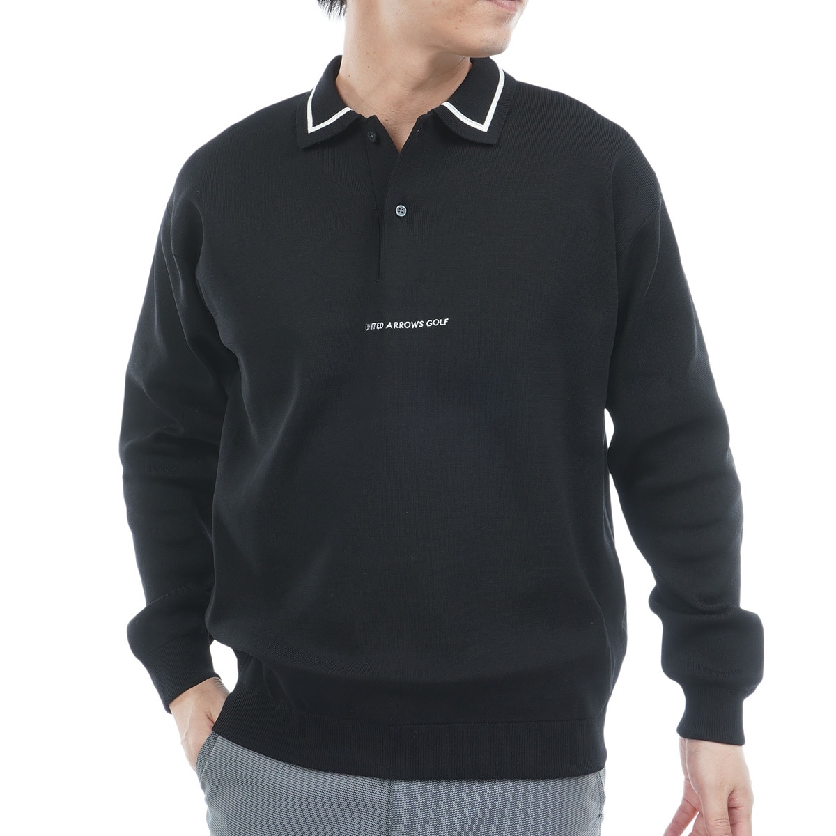 ニット長袖ポロシャツ(長袖シャツ・ポロシャツ)|UNITED ARROWS GOLF