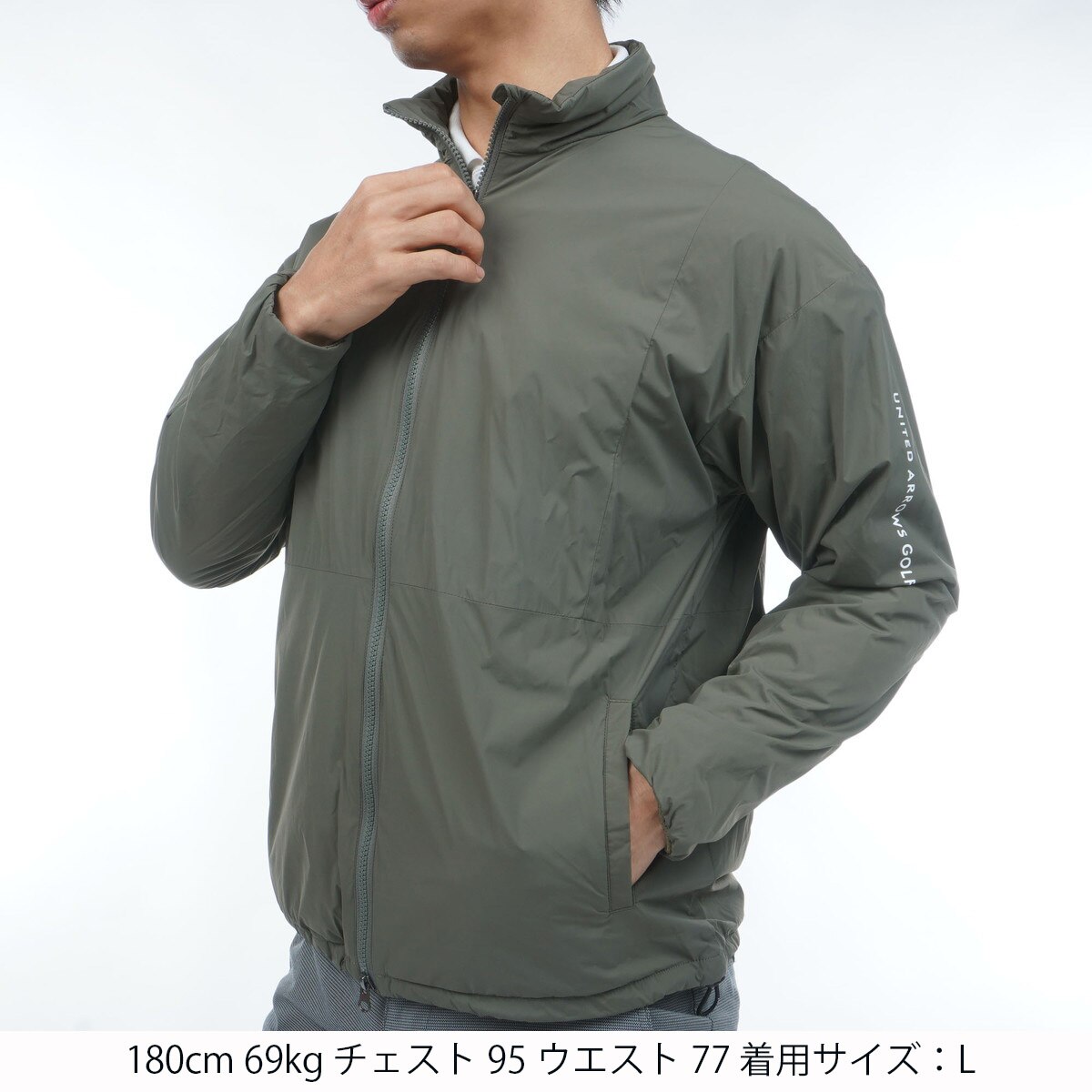 フロントジップブルゾン(アウター(ブルゾン、ウインド、ジャケット