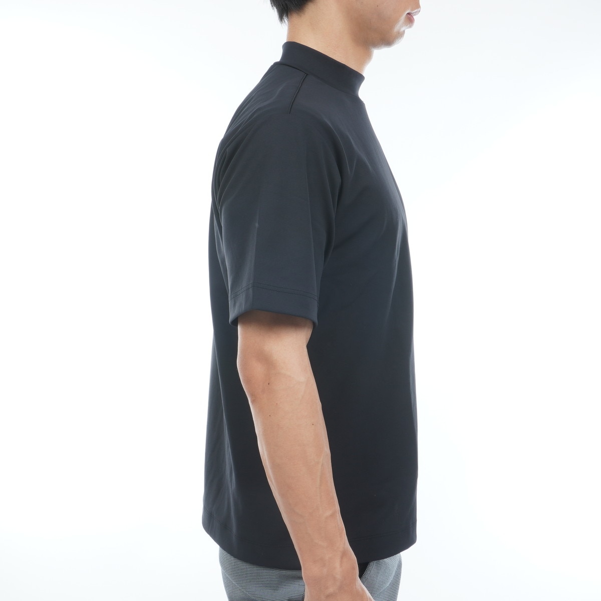 POT BUNKER 半袖モックネックシャツ(半袖シャツ・ポロシャツ)|B by