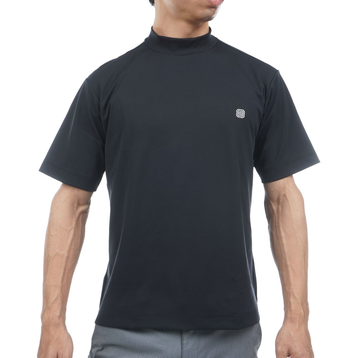 POT BUNKER 半袖モックネックシャツ(半袖シャツ・ポロシャツ)|B by